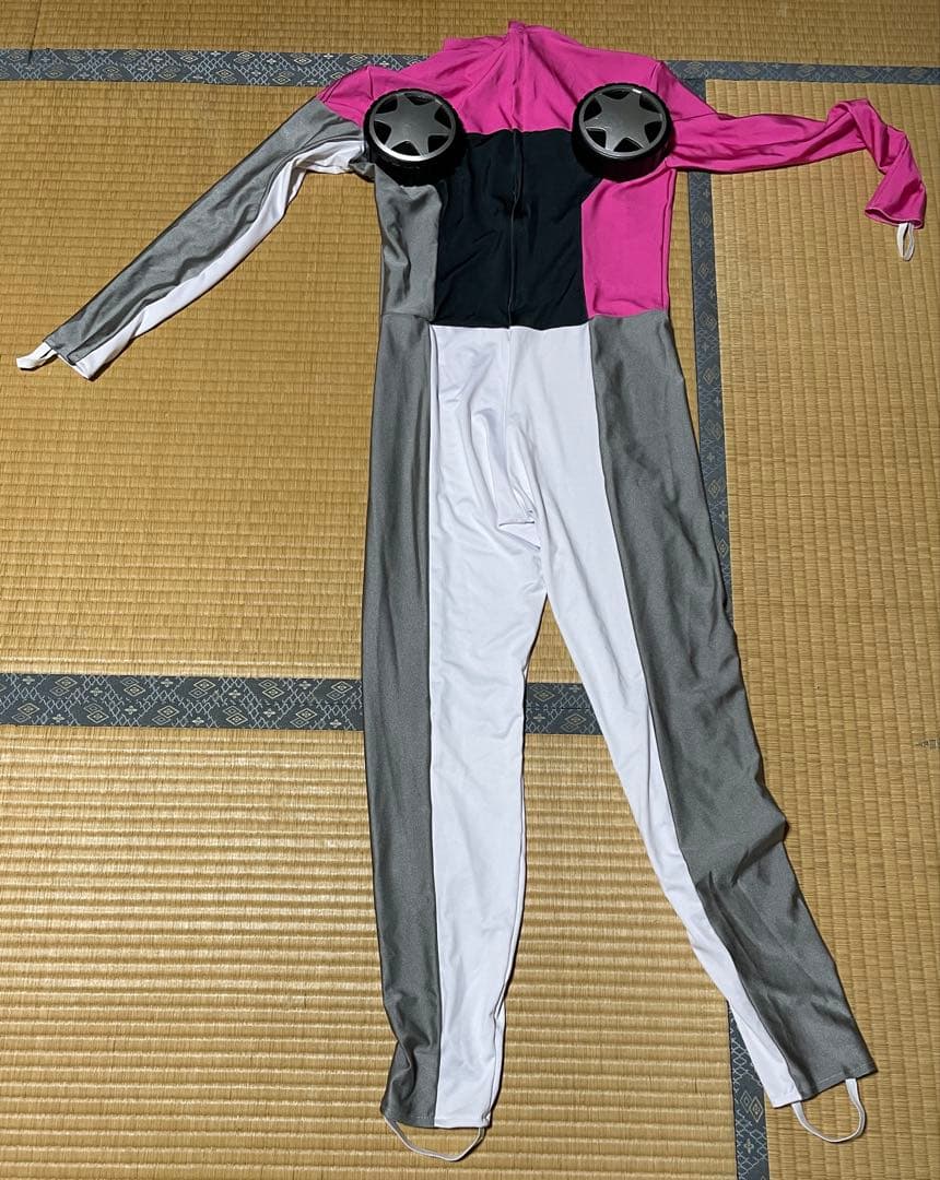 ブンピンクコスプレ※説明必読マスクは訳あり品　価格交渉などコメント可能です！