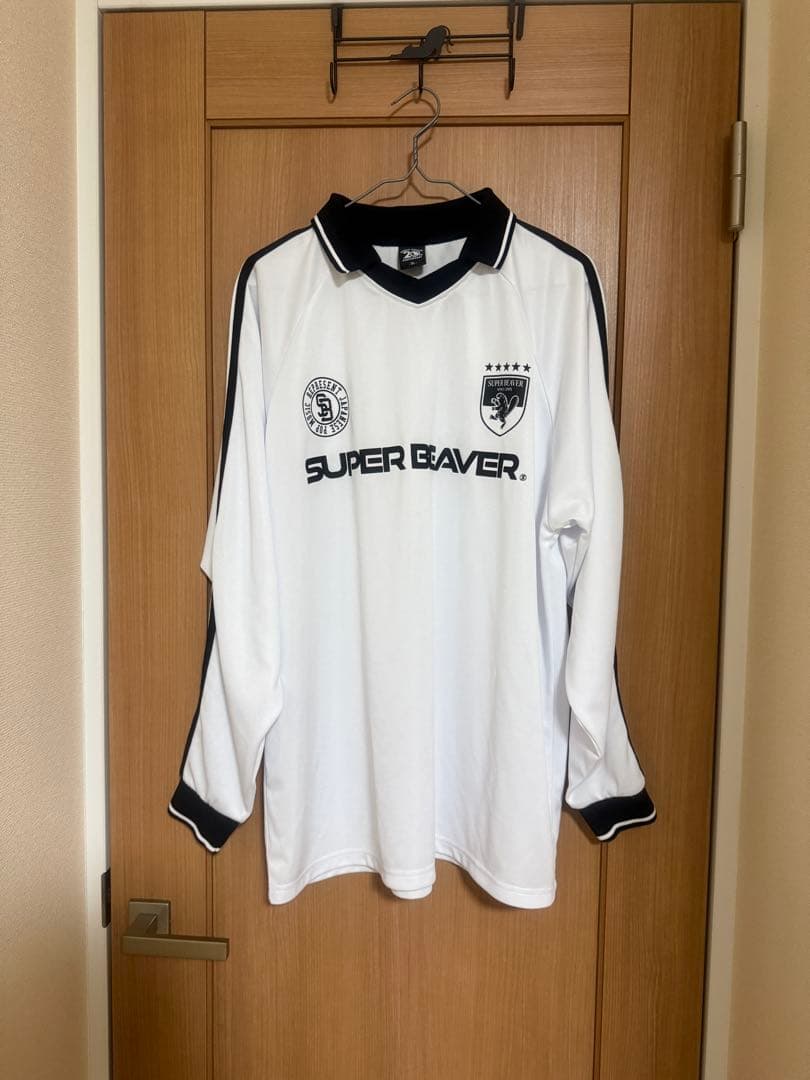 SUPER BEAVER SB サッカーシャツ ホワイトXL - メルカリ