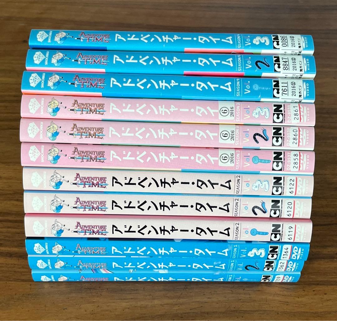 アドベンチャー・タイム 1 2 3 4 DVD 12枚セット - メルカリ