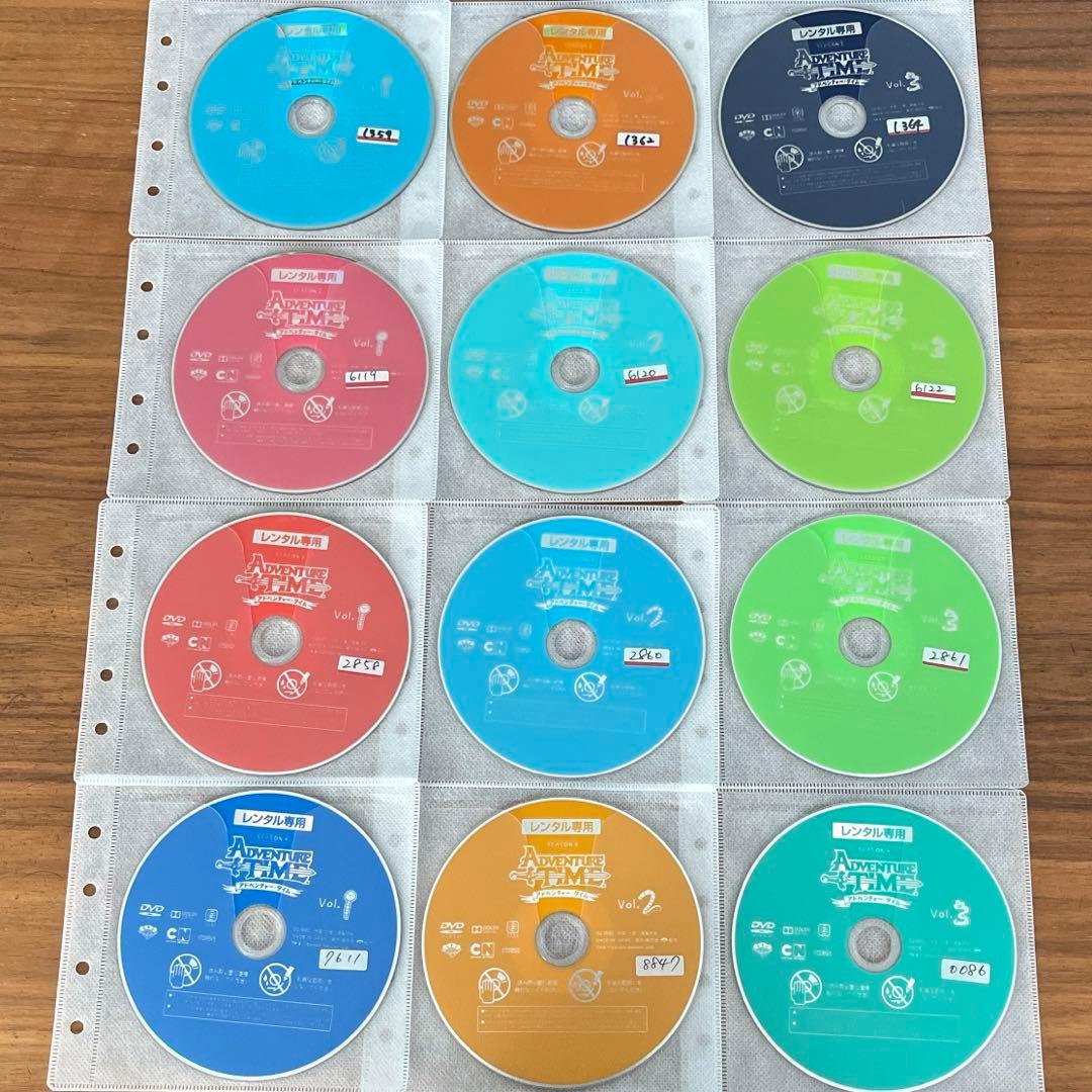 アドベンチャー・タイム 1 2 3 4 DVD 12枚セット - メルカリ