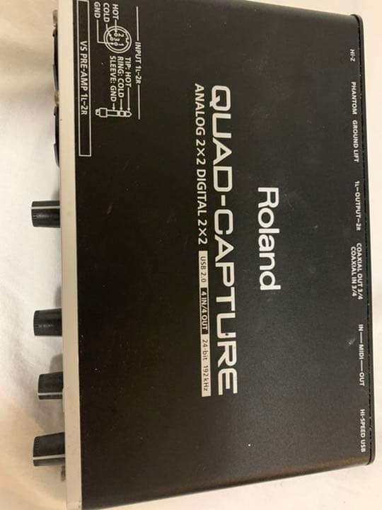 Roland【UA-55 QUAD-CAPTURE】オーディオインターフェース ROLAND ( ローランド ) QUAD-CAPTURE UA-55 オーディオ