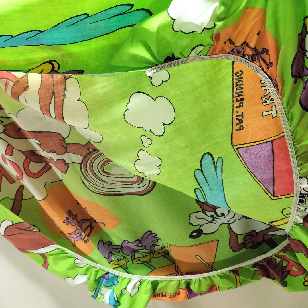 70s ビンテージ ロードランナー コヨーテ ボックスシーツ ワーナー