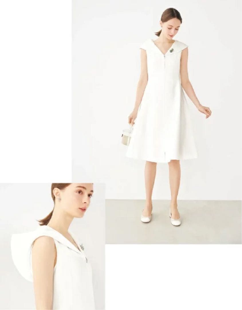 未使用級✨'22年 フォクシー13万 Pippaドレス ジレ ジップ フード