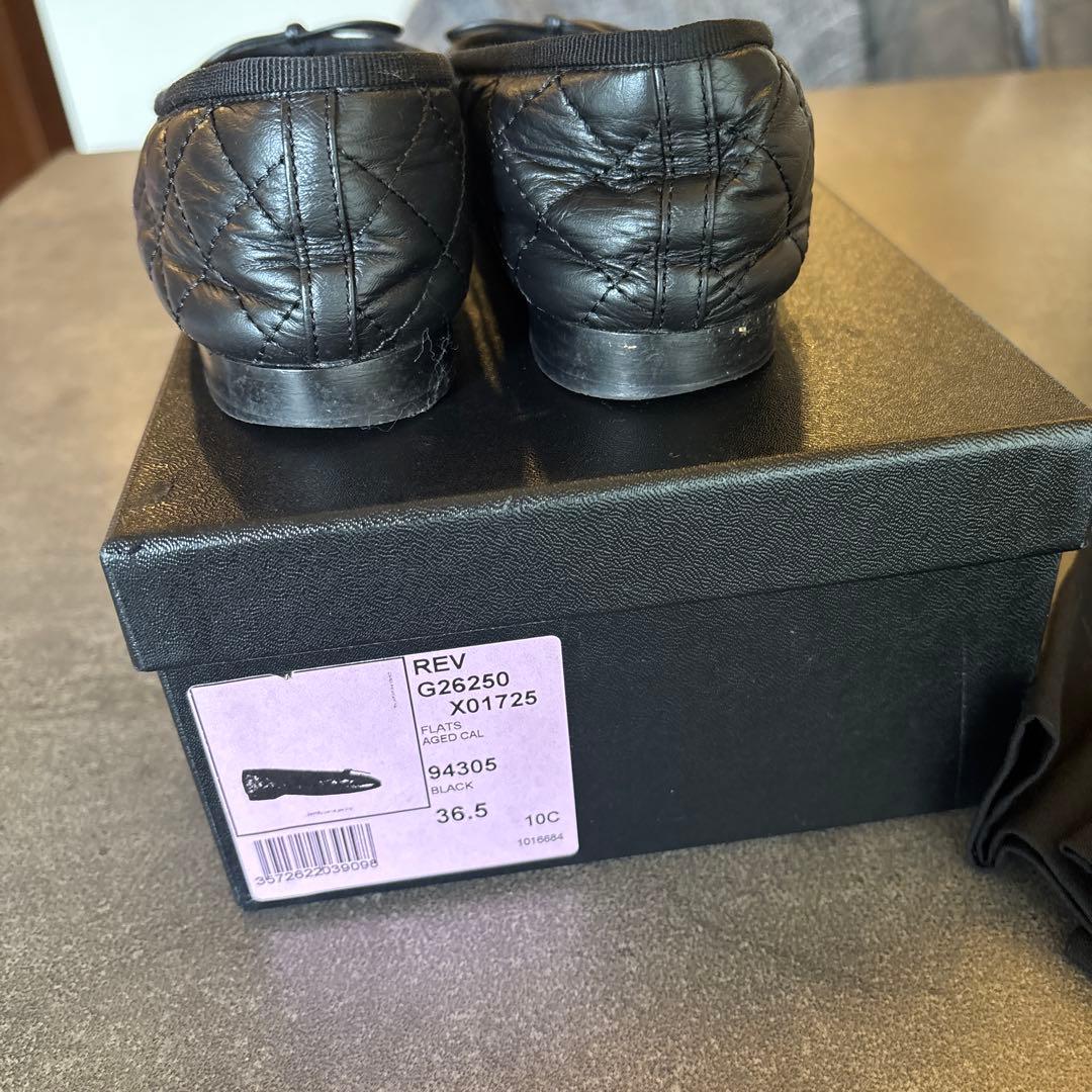 美 品　CHANELシャネル バレリーナ 36.5C（23cm）