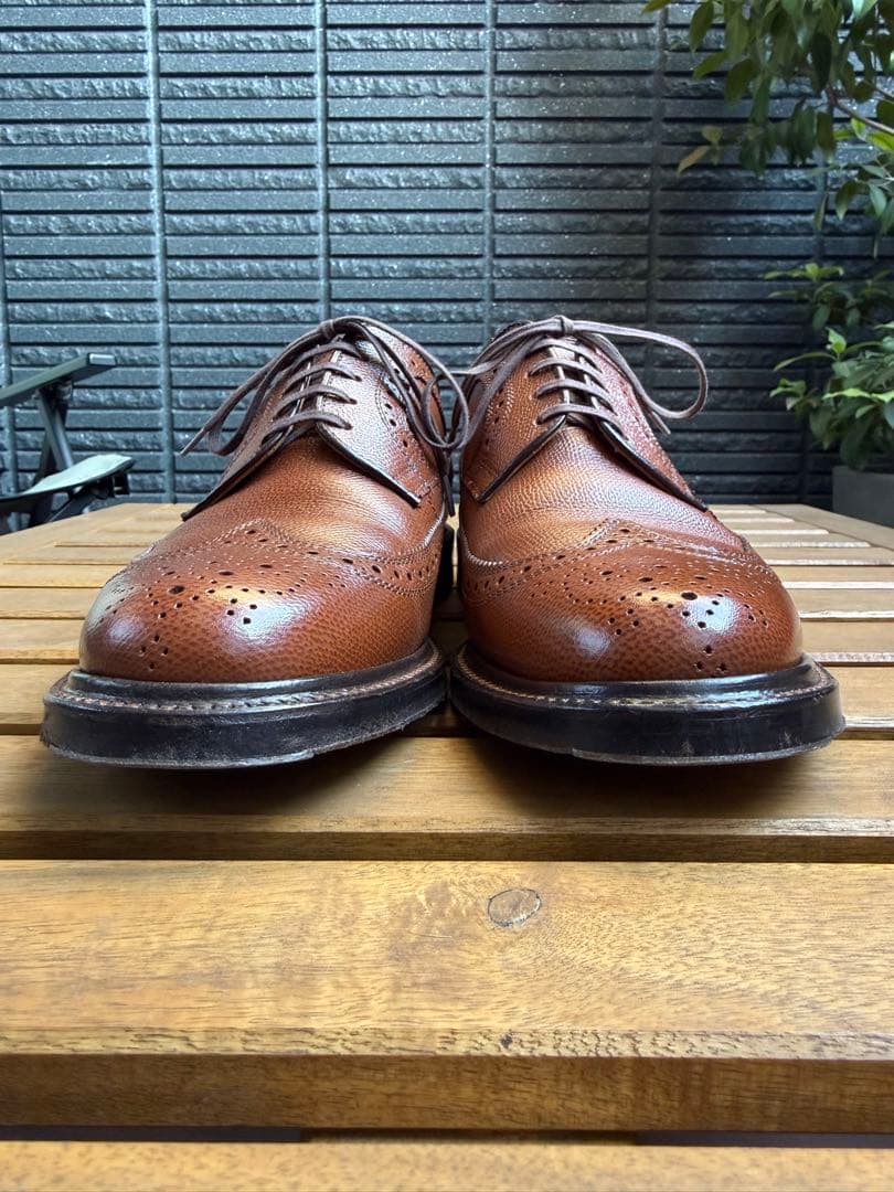 REGAL リーガル 2235フルブローグ 外羽根 ブラウン／25.5cm EE