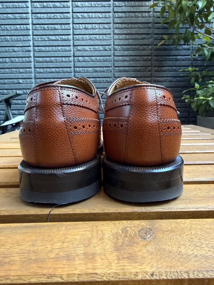 REGAL リーガル 2235フルブローグ 外羽根 ブラウン／25.5cm EE