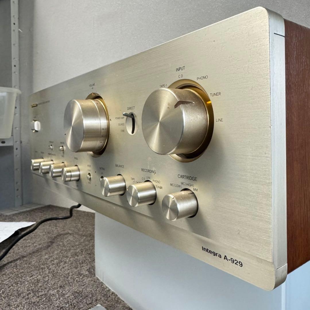 D63 メンテナンス済みONKYO オンキョー プリメインアンプ 激レア