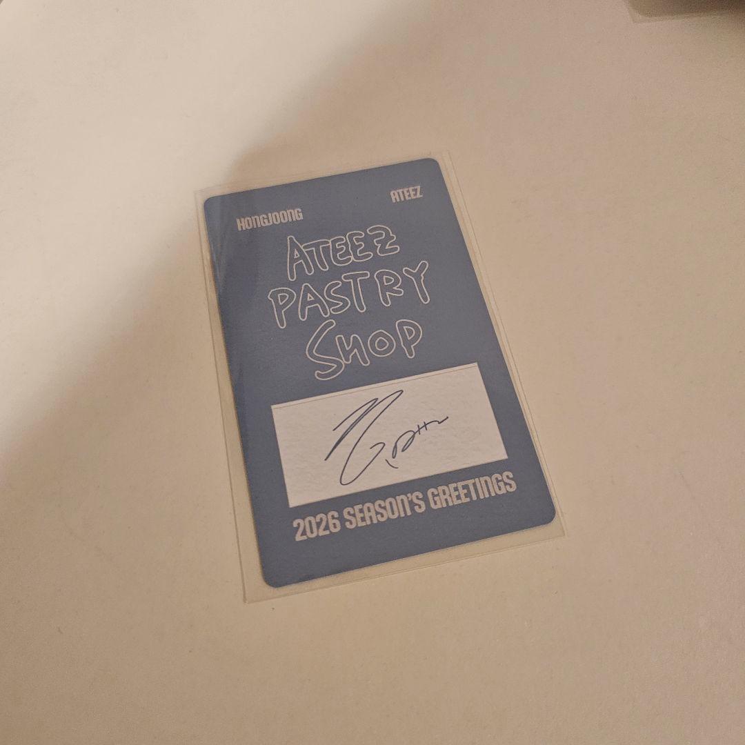 ATEEZ アチズ ホンジュン 直筆サイン トレカ アジアツアー アジツ