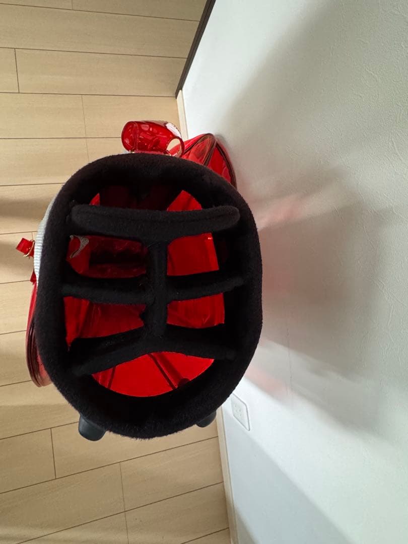 muta キャディバッグ クリアレッド - メルカリ