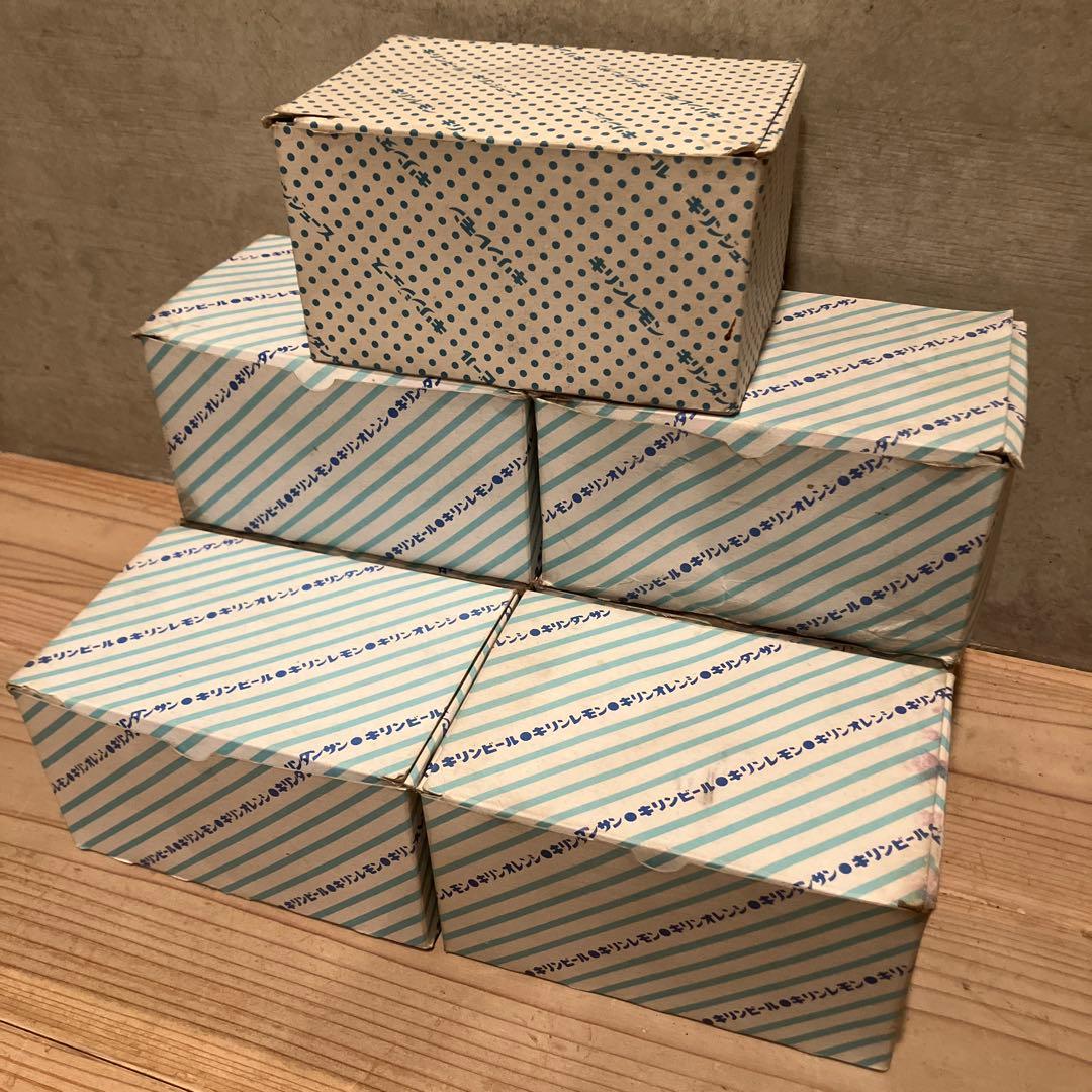 未使用品　グラス42個　7ケース　キリンビール　キリンレモン　昭和レトロ　販促品 キリンレモン 90周年記念グラスセット 非売品