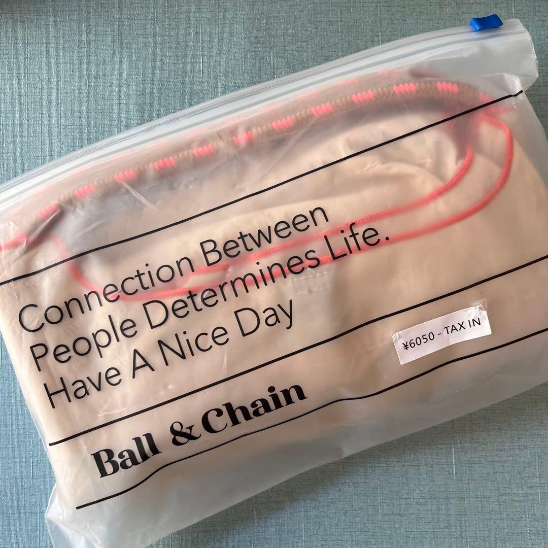 新品】ボールアンドチェーン チャコット ロンドン ベージュ Lサイズ