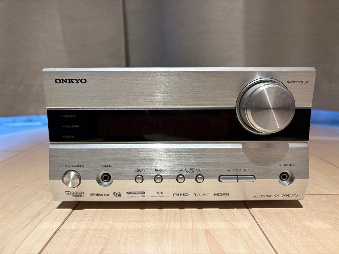 送料込】ONKYO SA-205HDX 測定用マイク・リモコン付属 ジャンク扱