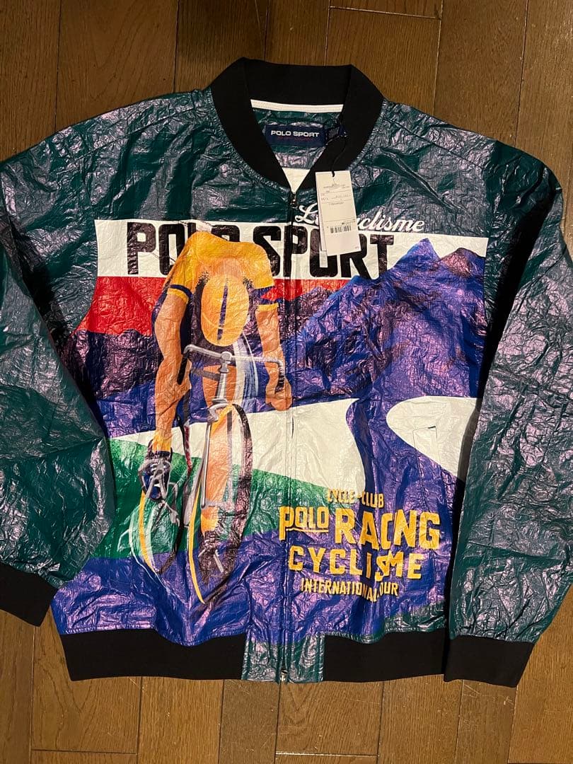 POLO SPORTS racingcycleジャケット新品 Lサイズ POLO SPORT Cycling Jacket Blue Ralph Lauren Sports / Size : L