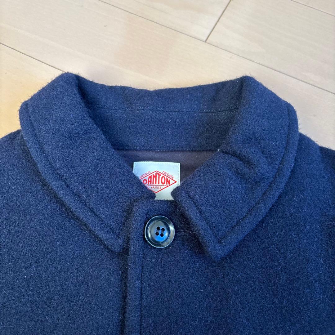 DANTON 24AW ギャザーショートコート WOMEN ネイビー - メルカリ