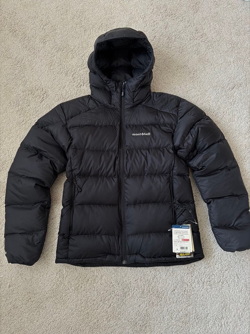 mont-bellブラック ライトアルパインダウンパーカ　US 海外規格 モンベル mont-bell モンベル ライトアルパインダウン パーカ Men's