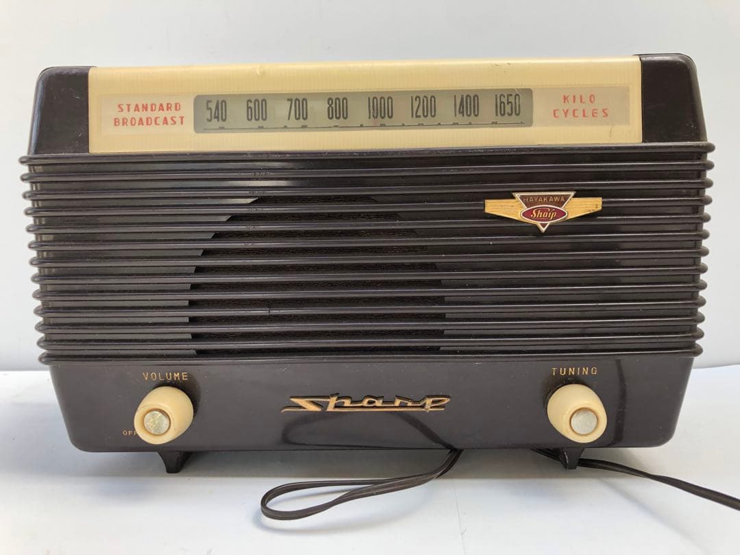 SHARP 真空管ラジオ 5P-26型 昭和レトロジャンク(D166) - メルカリ