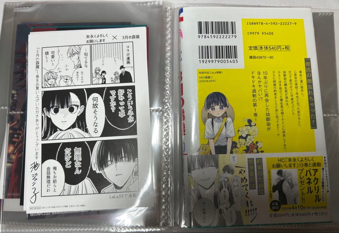 3月の霹靂 1巻 特典付き 初版 池ジュン子 - メルカリ