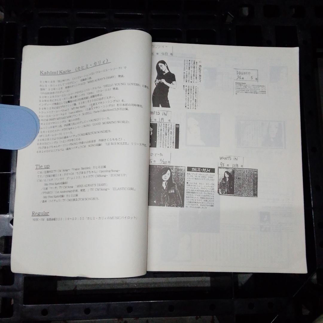 カヒミ・カリィ「プロモーション・ブック」「LE ROI SOLEIL」（太陽王