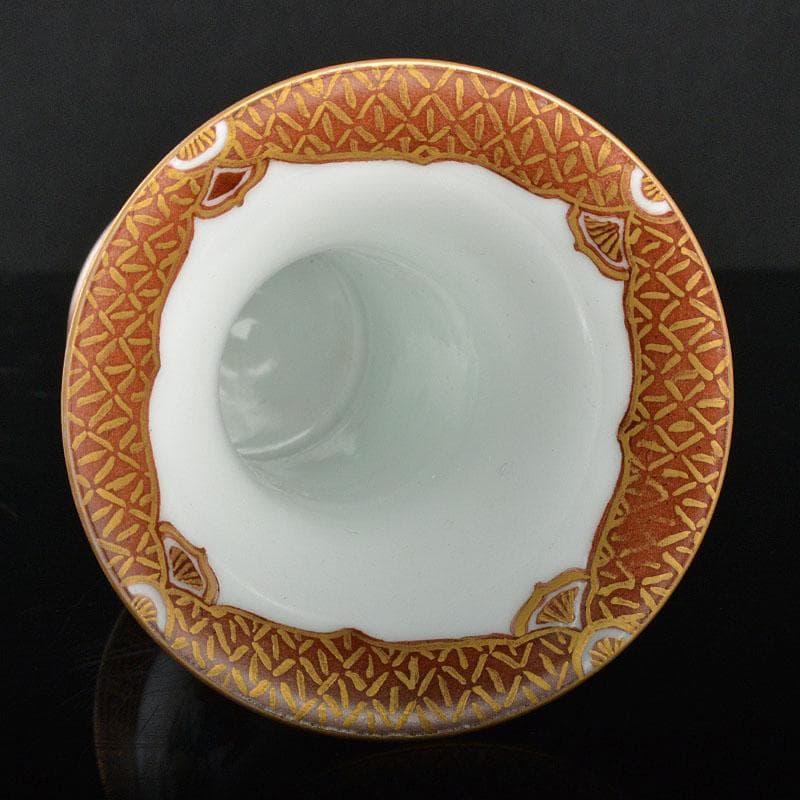 九谷焼 金栄堂 色絵金彩 山水人物文瓶 V R4800 - メルカリ