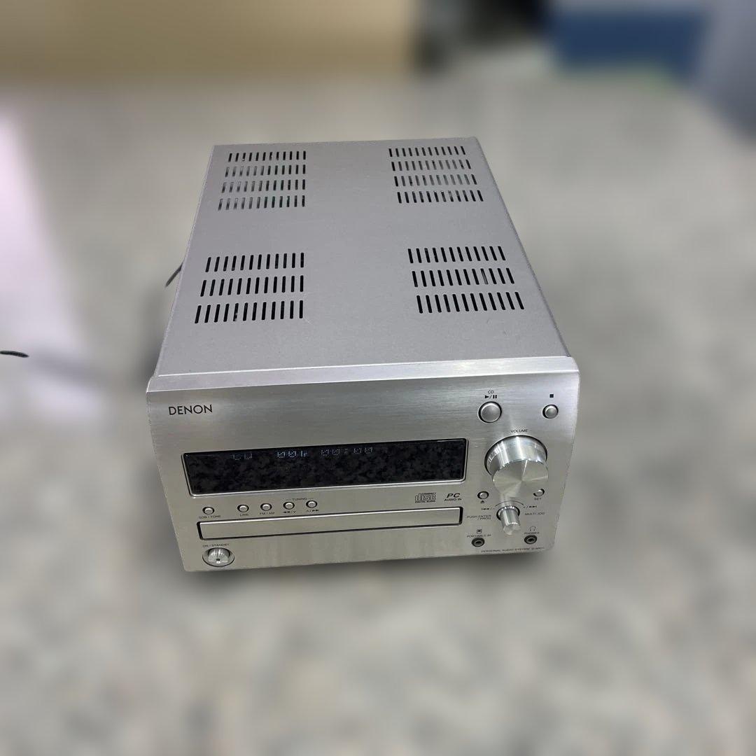 DENON デノン CD ミニコンポ D-MX11 シルバー 2007年製 格安 - メルカリ