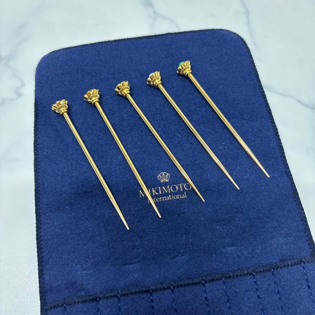 0225 ミキモト 半貴石 フルーツピック 未使用 希少 レア ※値下げ不可