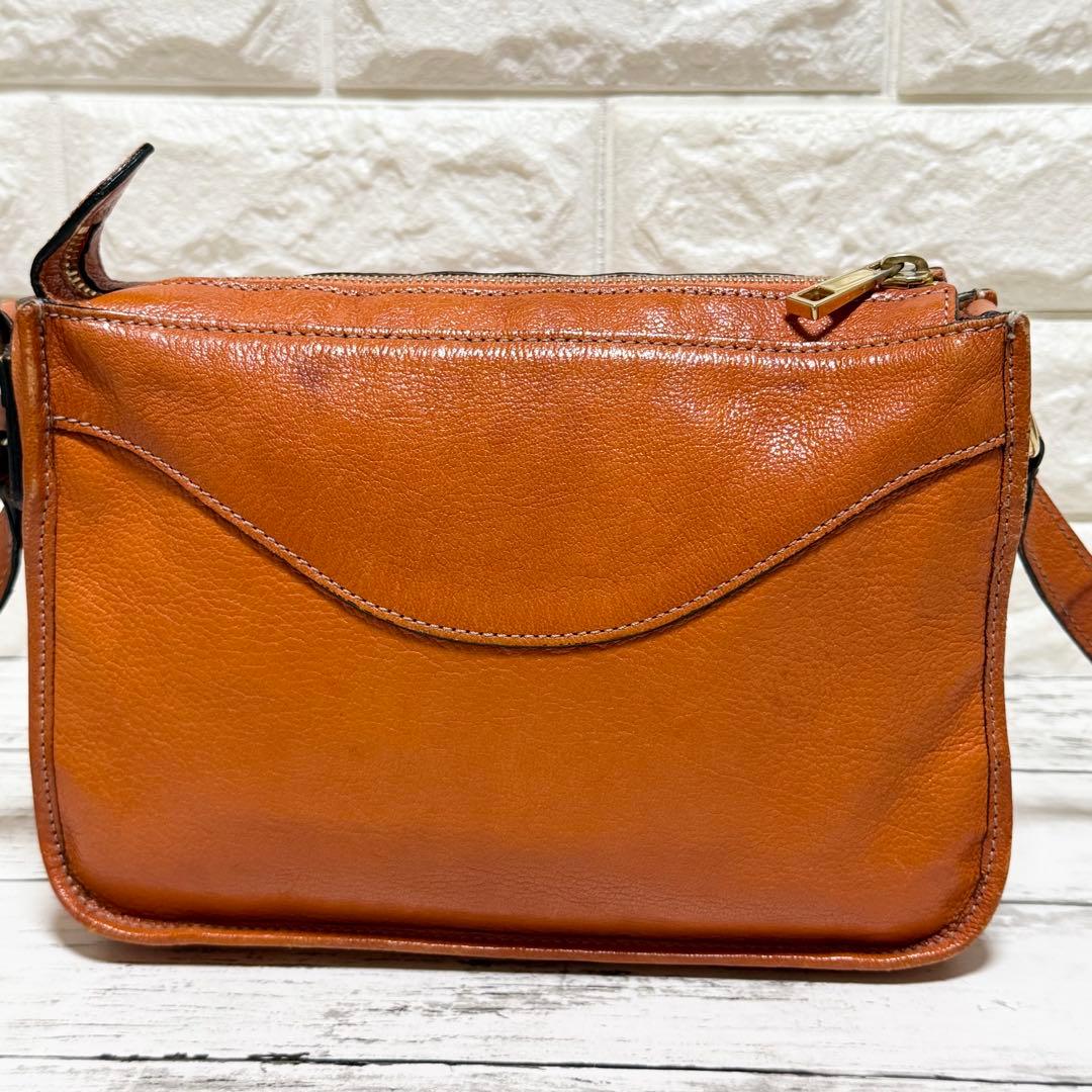 MARC JACOBS マークジェイコブス レザー ショルダーバッグ ブラウン