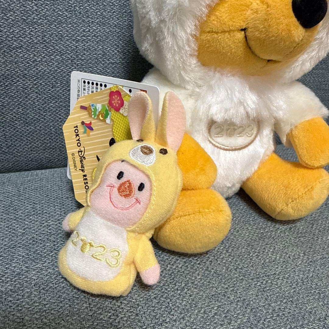 プーさん ディズニーリゾート 2023年 干支 うさぎ 卯年 ぬいぐるみ