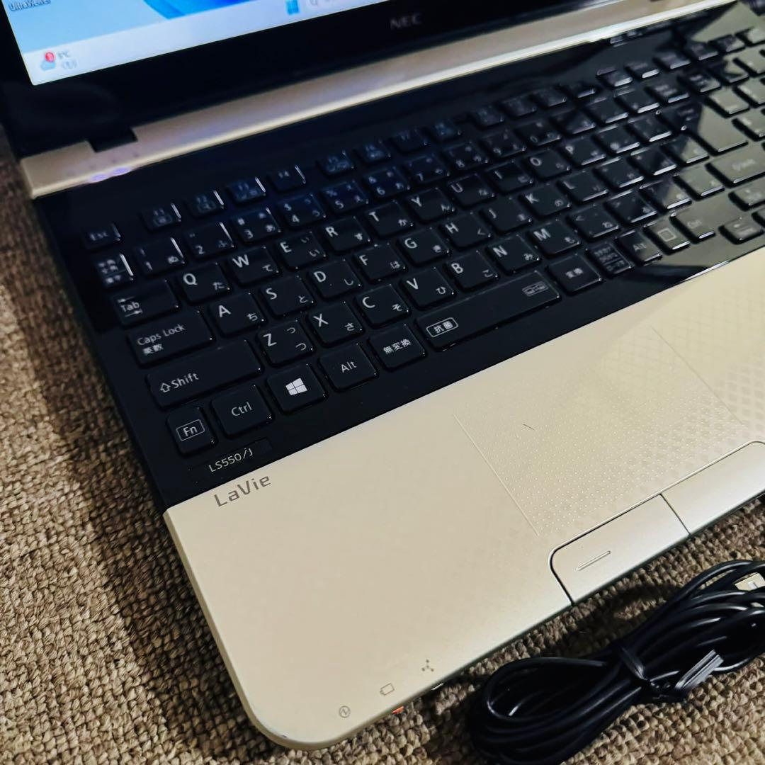 S286 NECノートパソコン i7メモリ8G高速Windows11オフィス付き - メルカリ