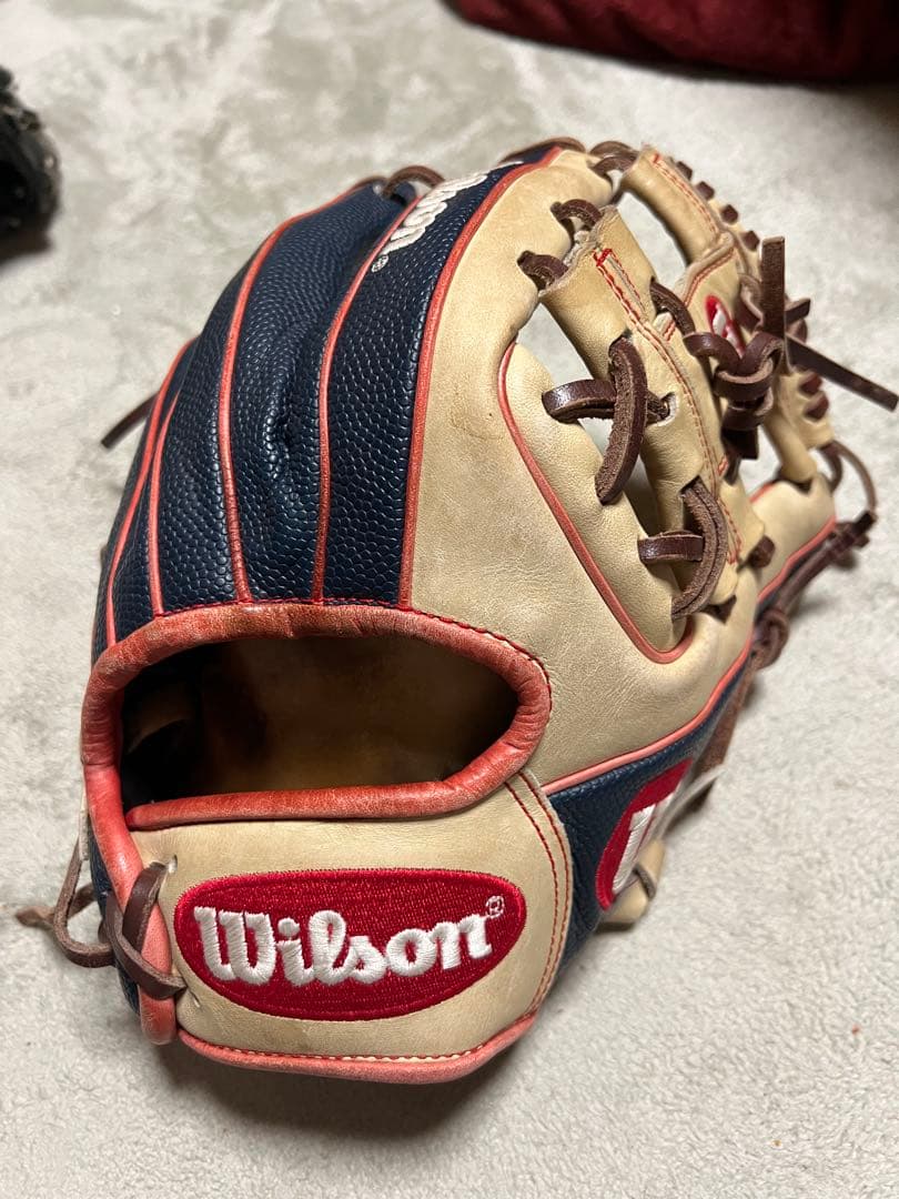 Wilson 軟式グローブ　RHH86H ネイビー/クリーム Wilson（ウイルソン） 【即日発送可】 RHL86H 一般軟式用グラブ 内野手