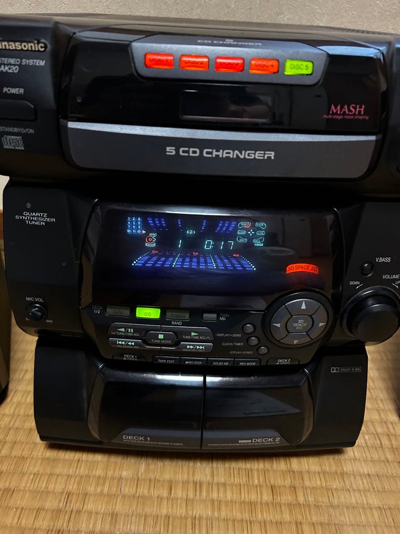 CDステレオシステム SC-AK20 パナソニック - メルカリ