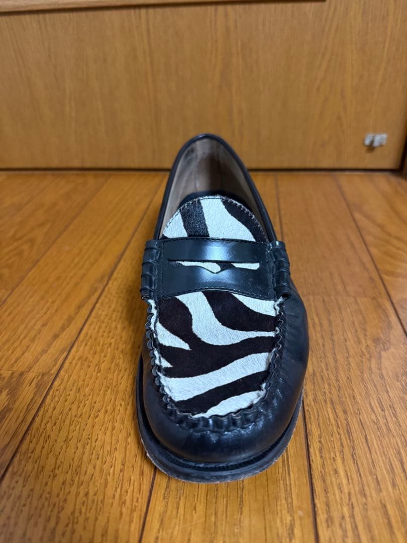 靴 G.H.bass larson zebra US10