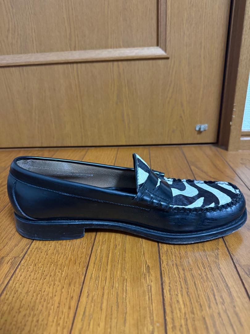 靴 G.H.bass larson zebra US10