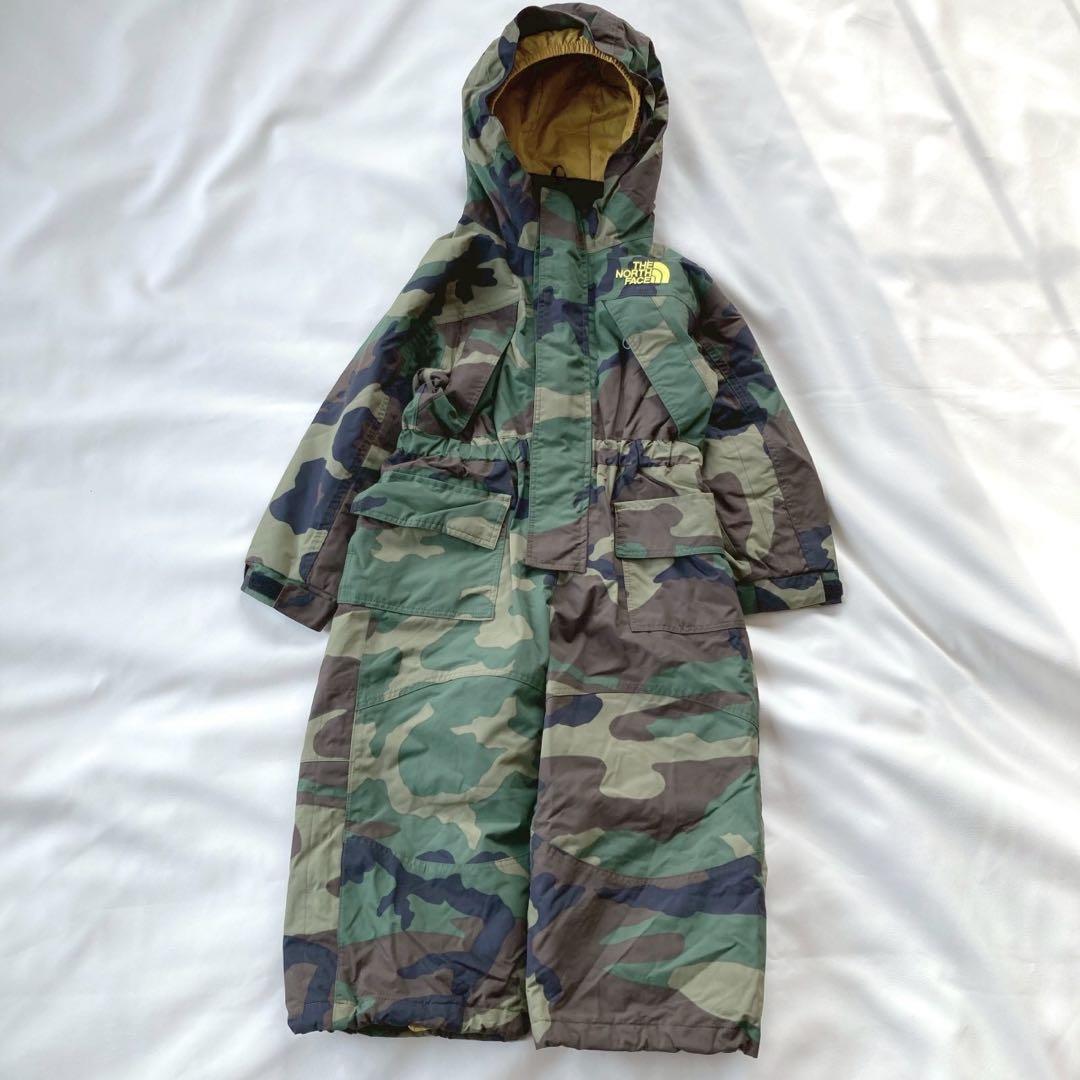 THE NORTH FACE カモフラ柄 スノーウェア キッズ 90 THE NORTH FACE カモフラ柄 スノーウェア キッズ 90 THE NORTH FACE
