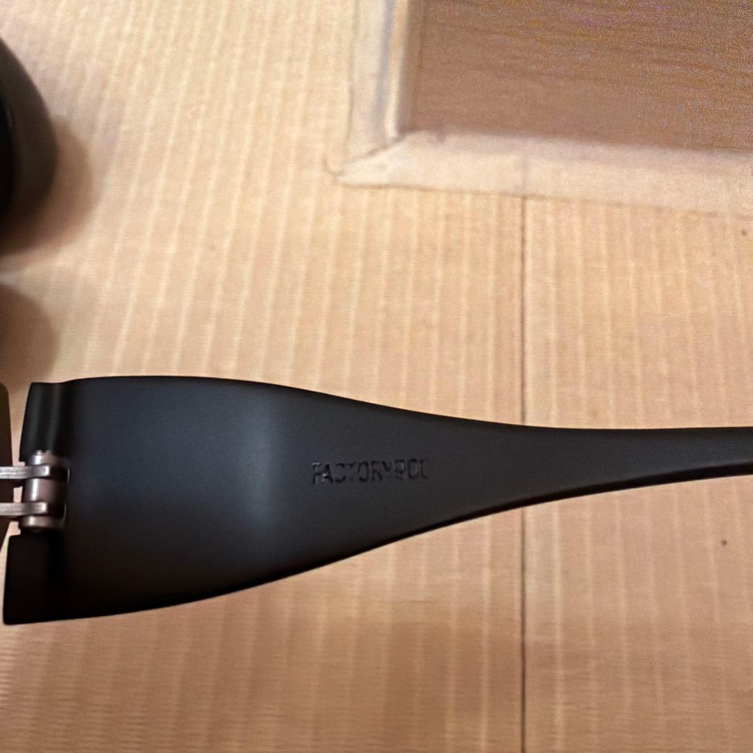FACTORY900 ブラック メガネ ケース付き - メルカリ