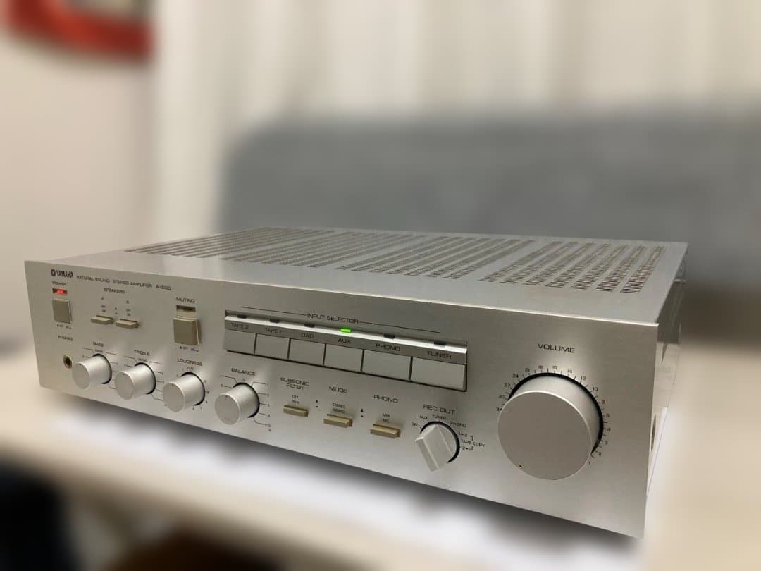 Yamaha A-500 ヴィンテージ　プリメインアンプ Yamaha A-500 Integrated Amplifier- Vintage Audio Review Episode