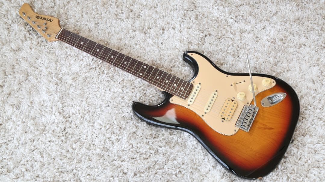 FERNANDES FG series ストラトタイプ　HSS サンバースト Fernandes HSS Strat