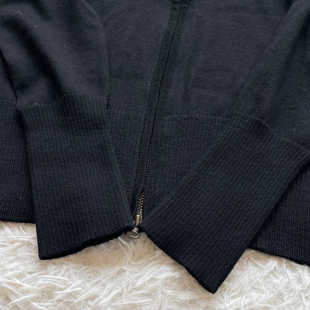 ヴィヴィアンウエスト ジップニットカーディガン 薄手 オーブ刺繍 楽天