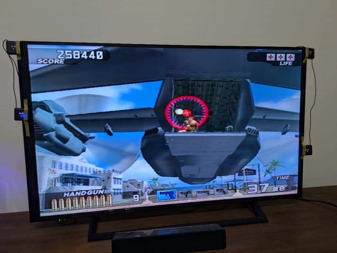 動作確認済】EMS TOPGUN ⅲ 液晶対応 ワイヤレス ガンコンの通販はau