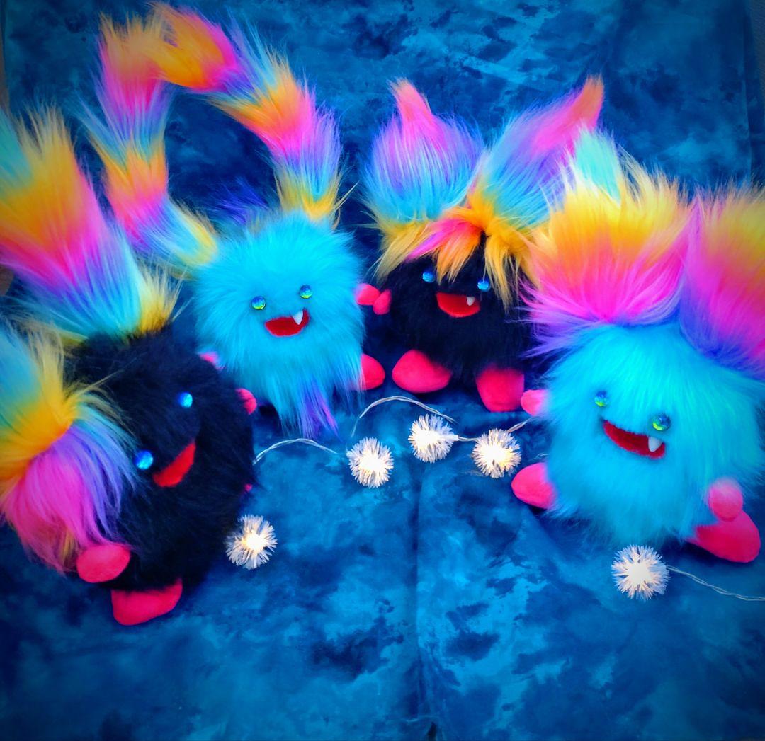 まんまるんモンスター♥人形 アートドールおばけ幻獣 ハンドメイド