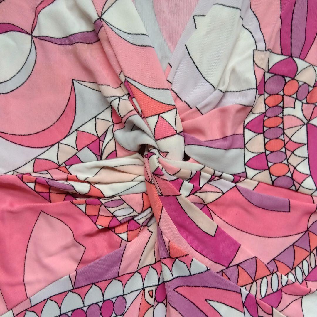 華麗♡エミリオプッチ ワンピース プッチ柄 ピンク PUCCI 36 - メルカリ