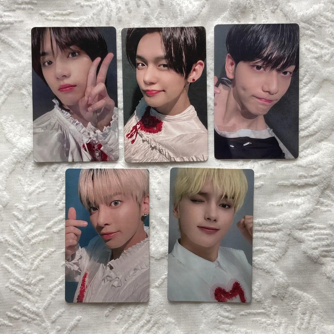 2021 TXT アンケート FC 会員限定 トレカ全員5枚 TOMORROW X TOGETHER TXT アンケート特典 トレカ 5枚 2021 TXT