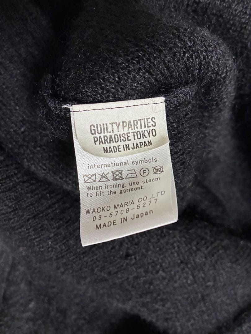 ワコマリア 25FW ミックスモヘア ニットセーター 黒 M - メルカリ