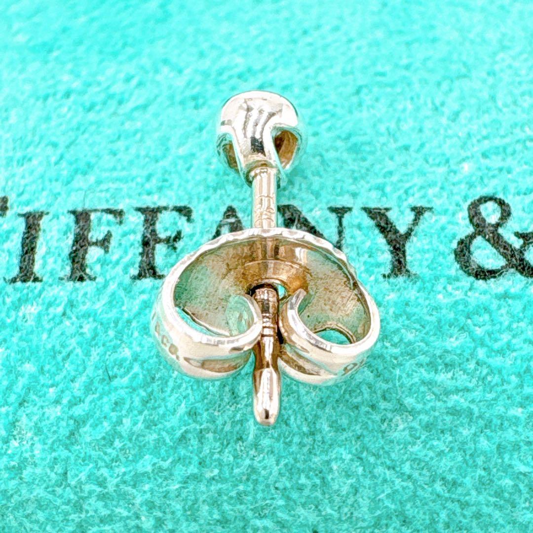 極美品 ティファニー バイザヤード ダイヤ 3.5mm 片耳ピアス シルバー