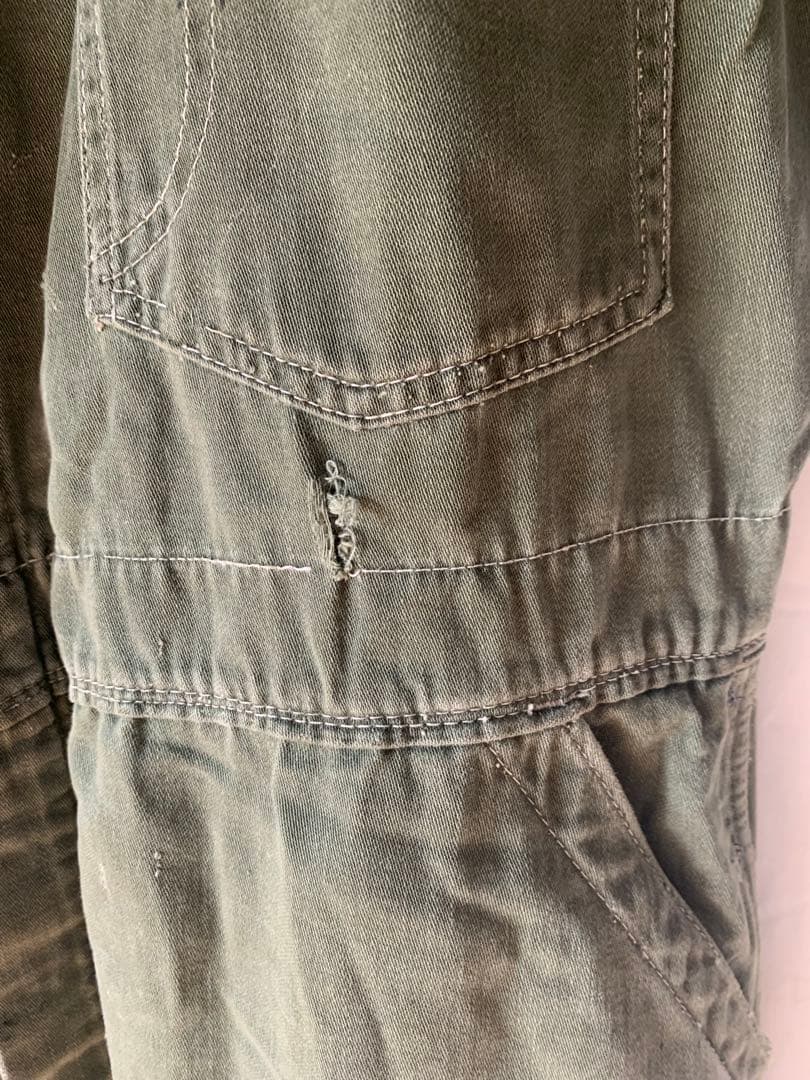 40s オールインワン 大戦つなぎ 月桂樹ボタン - メルカリ