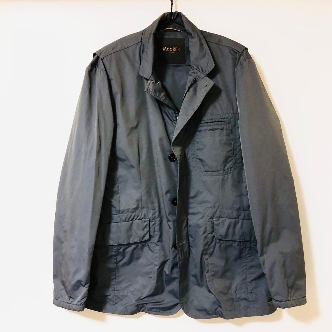 MOORER ムーレー ナイロンジャケット 52サイズ ZED-KM グレー MOORER ムーレー ナイロンジャケット 52サイズ ZED-KM グレー - メルカリ