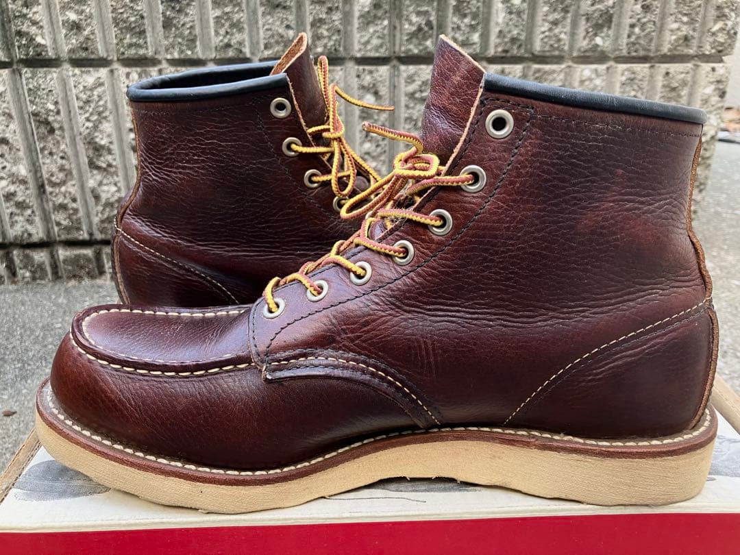 RED WING 8138 MOC TOE／27.5cm ／D.BROWN