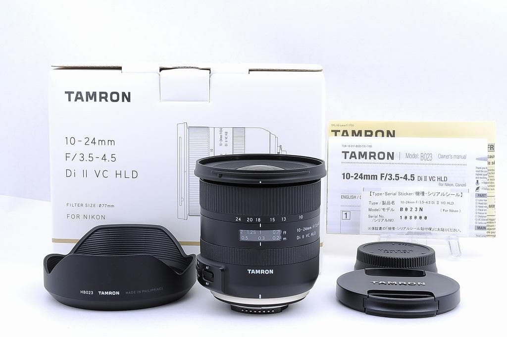 TAMRON 10-24mm F3.5-4.5 VC HLD ニコンF用レンズ