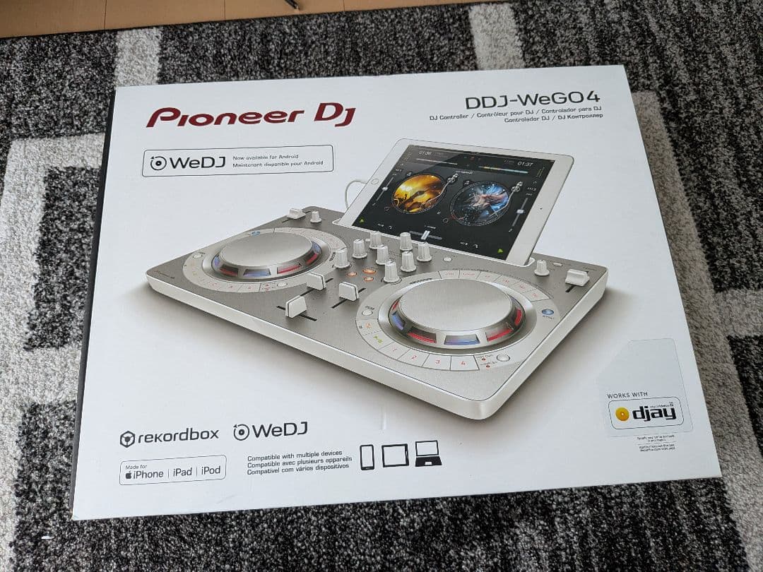 Pioneer DJ DDJ-WeGO4 コントローラー DDJ-WeGO4-W (archived) 2-channel DJ controller for WeDJ (white