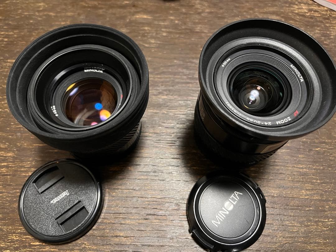 ミノルタ AF50mm F1.4、AF24-50mm F4セットで - メルカリ