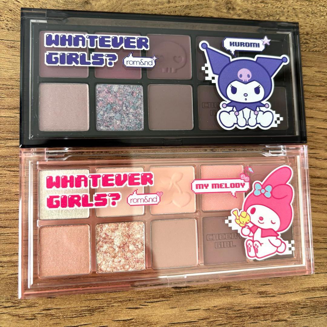 ロムアンド マイメロ&クロミ アイシャドウ - メルカリ